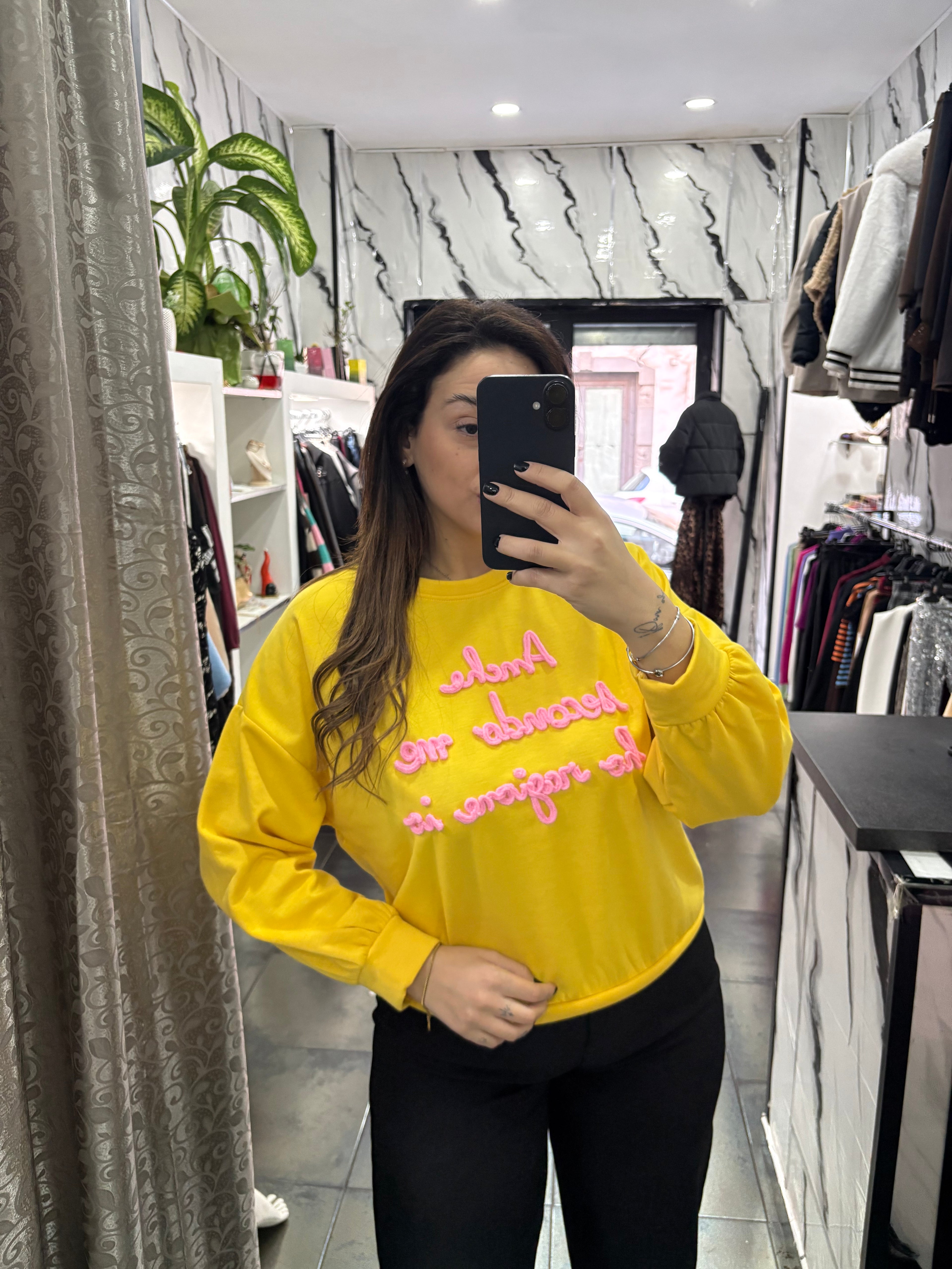 Felpa Anche secondo me ho ragione io!