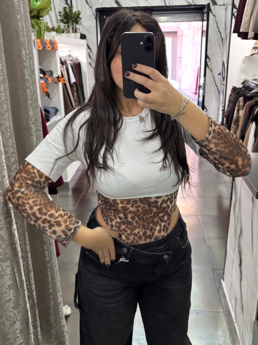 Jeans doppia abbottonatura